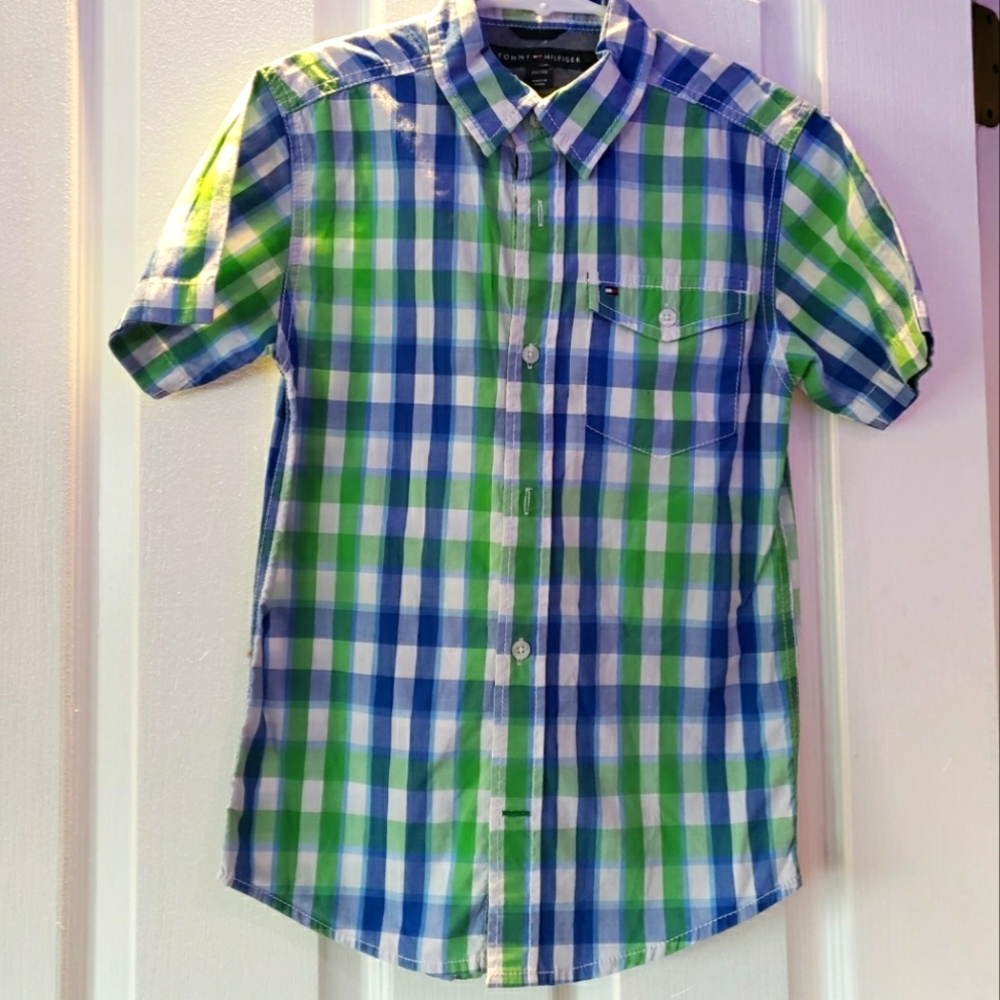 Tommy Hilfiger Boys Plaid Shirt